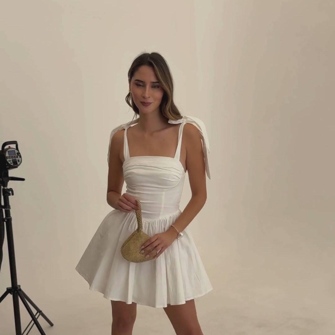 Emma Clara - Cartera de Fiesta Strass Dorado