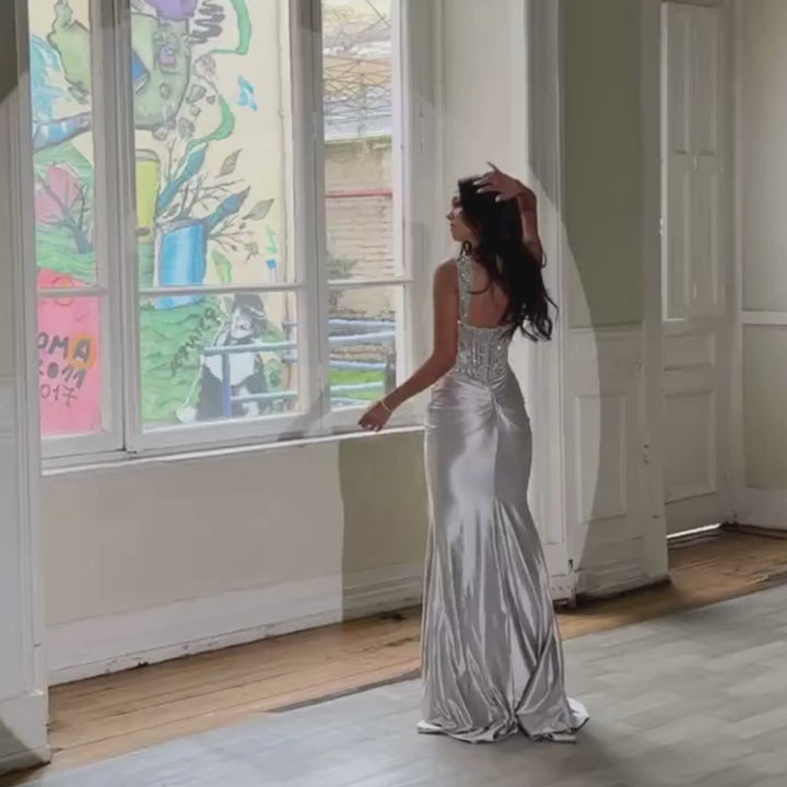 Emma Clara - Vestido de fiesta estilo sirena Begoña Plata